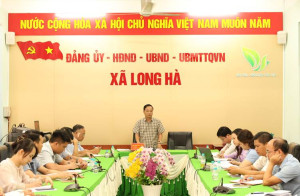CHI BỘ UBND XÃ LONG HÀ: TIẾP TỤC NỖ LỰC, ĐOÀN KẾT, CHỦ ĐỘNG TRONG TỔ CHỨC THỰC HIỆN CÁC CHỈ TIÊU, NHIỆM VỤ