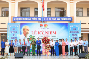 ĐẦM ẤM CHƯƠNG TRÌNH HỌP MẶT KỶ NIỆM 85 NĂM NGÀY THÀNH LẬP ĐỘI THIẾU NIÊN TIỀN PHONG HỒ CHÍ MINH XÃ LONG HÀ.