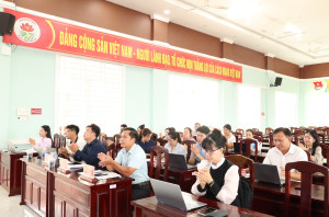 Các trường học xã Long Hà được  tập huấn Công tác tuyển sinh trực tuyến đầu cấp năm học 2026 – 2027