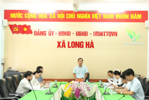 Họp Ban chỉ đạo Đại hội Thể dục Thể thao xã Long Hà lần thứ I, năm 2026.