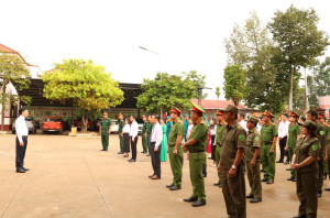 Dưới cờ Đảng, cờ Tổ quốc thể xã Long Hà quyết tâm thực hiện đợt thi đua đặc biệt 500 ngày đêm