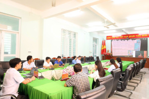 HỘI NGHỊ TUYÊN TRUYỀN CÔNG TÁC BIÊN GIỚI TRÊN ĐẤT LIỀN VIỆT NAM - CAMPUCHIA TRỰC TUYẾN VỀ XÃ LONG HÀ.