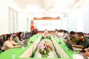 PHÓ CHỦ TỊCH THƯỜNG TRỰC UB MTTQ VN THÀNH PHỐ ĐỒNG NAI HÀ ANH DŨNG TIẾP CÔNG DÂN ĐỊNH KỲ TẠI XÃ LONG HÀ