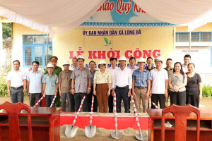 LONG HÀ: KHỞI CÔNG TUYẾN ĐƯỜNG ĐX 02