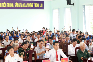UB MTTQ VÀ CÁC TỔ CHỨC CHÍNH TRỊ XÃ LONG HÀ PHÁT ĐỘNG NGƯỜI LONG HÀ BIẾT TRANG THÔNG TIN ĐIỆN TỬ XÃ LONG HÀ.
