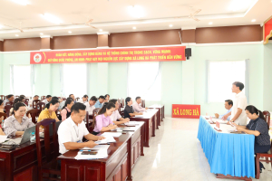 CÁC TRƯỜNG HỌC XÃ LONG HÀ CHỦ ĐỘNG SAU SẮP XẾP ĐẢM BẢO CÁC ĐIỀU KIỆN TỔ CHỨC DẠY VÀ HỌC