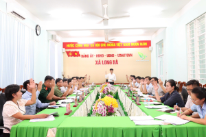 XÃ LONG HÀ TỔ CHỨC HỘI NGHỊ BAN CHẤP HÀNH ĐẢNG BỘ XÃ THÔNG QUA NHIỀU NỘI DUNG QUAN TRỌNG.