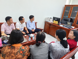 Xã Long Hà tham dự hội nghị trực tuyến góp ý 02 dự thảo Thông tư về giáo dục