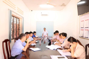 BAN ĐẠI DIỆN NGÂN HÀNH CHÍNH SÁCH XÃ HỘI XÃ LONG HÀ ĐÁNH GIÁ KẾT QUẢ TÍN DỤNG CHÍNH SÁCH 9 THÁNG ĐẦU NĂM
