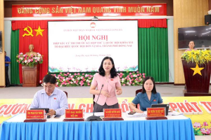 CỬ TRI 3 XÃ: LONG HÀ, PHÚ RIỀNG, BÌNH TÂN KIẾN NGHỊ VỚI ĐẠI BIỂU QUỐC HỘI NHIỀU Ý KIẾN LIÊN QUAN ĐẾN AN SINH - XÃ HỘI