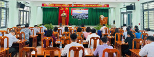 Phường Long Hưng tham dự Hội nghị trực tuyến toàn quốc quán triệt Nghị quyết số 10-NQ/TW của Bộ Chính trị