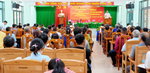 Hội nghị tuyên truyền, vận động các hộ dân thực hiện giải tỏa lồng, bè trên sông Đồng Nai, khu vực phường Long Hưng