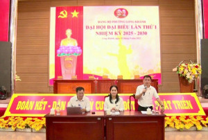 Triển khai công tác chuẩn bị Đại hội Đại biểu Đảng bộ phường Long Khánh lần thứ nhất, nhiệm kỳ 2025 – 2030