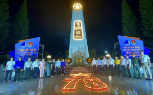 Lễ thắp nến tri ân nhân Kỷ niệm 78 năm Ngày Thương binh – Liệt sĩ