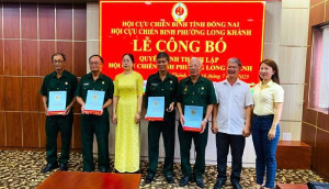 Hội CCB phường Long Khánh tổ chức Hội nghị Ban Chấp hành lần thứ I, nhiệm kỳ 2022-2027