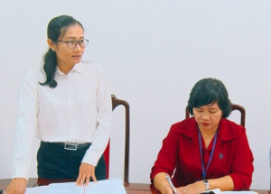 Ban Kinh tế - Ngân sách HĐND phường họp thông qua dự thảo báo cáo thẩm tra