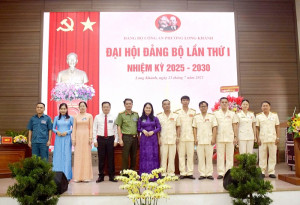 Đảng bộ Công an phường Long Khánh tổ chức thành công Đại hội lần thứ I, nhiệm kỳ 2025-2030