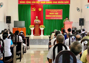 Khu phố Bàu Trâm, phường Long Khánh tổ chức “Ngày hội Toàn dân bảo vệ an ninh Tổ quốc” năm 2025