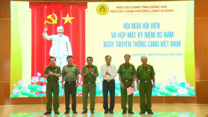 Hội Cựu CAND phường Long Khánh tổ chức Hội nghị Hội viên và Họp mặt kỷ niệm 80 năm Ngày truyền thống CAND Việt Nam
