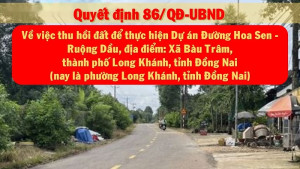 Quyết định 86/QĐ-UBND ngày 22/8/2025 của UBND phường Long...