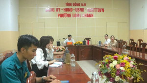 Hội nghị trực tuyến phổ biến luật lưu trữ năm 2024, tại điểm cầu phường Long Khánh