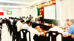 UBND phường Long Khánh tổ chức họp chuẩn bị cho công tác Tổng điều tra kinh tế năm 2026