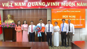 Long Khánh tổ chức hội nghị công bố và trao quyết định về công tác cán bộ