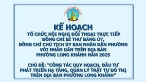 Kế hoạch tổ chức Hội nghị đối thoại trực tiếp giữa Bí thư...