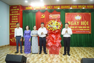 Liên khu phố 11, 13, 14, 15 phường Long Khánh tổ chức Ngày hội Đại đoàn kết toàn dân tộc