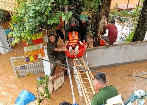 Long Khánh khẩn trương ứng phó ngập úng sau mưa lớn