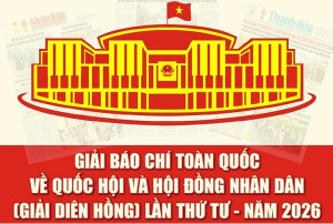 Phát động Giải Báo chí toàn quốc về Quốc hội và Hội đồng nhân dân (Giải Diên Hồng) lần thứ 4 - năm 2026