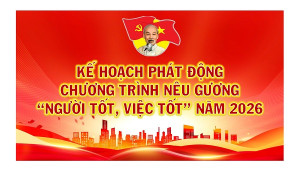 KH nêu gương Người tốt việc tốt 2026