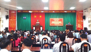 Hội nghị quán triệt Quy định số 84-QĐ/TU của Ban Thường vụ Tỉnh ủy