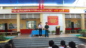 Trường THCS Lê Quý Đôn tổ chức sinh hoạt dưới cờ giáo dục...