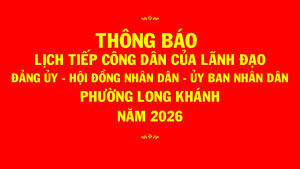 Thông báo Lịch tiếp công dân của Lãnh đạo Đảng ủy, HĐND và...