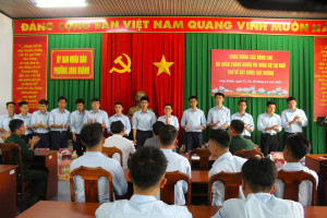 Phường Long Khánh tổ chức Lễ đón 53 quân nhânhoàn thành nghĩa vụ quân sự