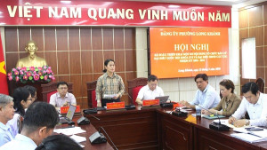 Đảng ủy phường Long Khánh tổ chức hội nghị rà soát tiến độ thực hiện các nhiệm vụ chuẩn bị bầu cử