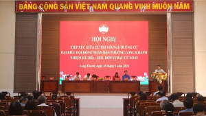 Ứng cử viên đại biểu HĐND phường Long Khánh, đơn vị bầu cử số 03 tiếp xúc cử tri