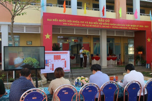 Ủy ban Bầu cử phường Long Khánh tổ chức diễn tập nghiệp vụ công tác bầu cử đại biểu Quốc hội khóa XVI và đại biểu Hội đồng nhân dân các cấp