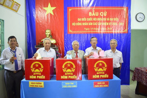 Tính đến gần 15h 15/03/2026 đã có 93,2% cử tri tại phường Long Khánh đã tham gia Bầu cử