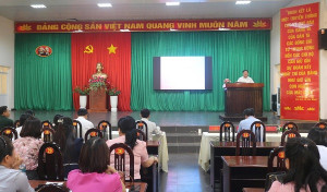 Hội nghị học tập, quán triệt Nghị quyết của Ban Chấp hành Đảng bộ phường về một số chỉ tiêu, nhiệm vụ, giải pháp chủ yếu phát triển kinh tế - xã hội, quốc phòng – an ninh, xây dựng Đảng, Đoàn thể năm 2026