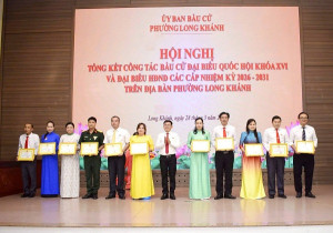 Phường Long Khánh Tổng kết công tác bầu cử