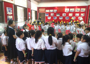 Chương trình tham quan học tập thực tế tại Di tích Tòa Hành chính tỉnh Long Khánh.