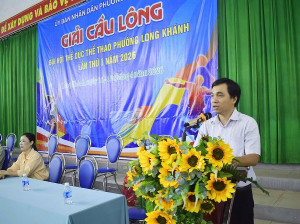 phường Long Khánh đã tổ chức Lễ khai mạc Giải cầu lông mở rộng.