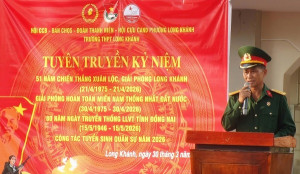 Đẩy mạnh giáo dục truyền thống cách mạng cho thế hệ trẻ tại trường THPT Long Khánh