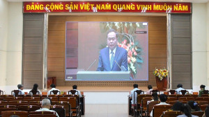 Phường Long Khánh tổ chức tham dự Hội nghị toàn quốc tổng kết công tác bầu cử