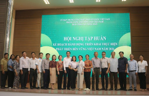 Hội nghị tập huấn kế hoạch hành động triển khai thực hiện phát triển bền vững Việt Nam năm 2026