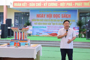 Ngày hội đọc sách hưởng ứng Ngày Sách và Văn hóa đọc Việt Nam năm 2026 tại trường THCS Hồ Thị Hương