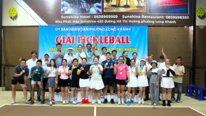 Lễ bế mạc trao giải môn Pickleball trong khuôn khổ Đại hội Thể dục Thể thao phường Long Khánh
