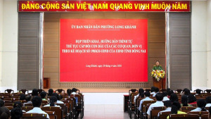 Họp triển khai hướng dẫn trình tự thủ tục cấp đổi con dấu của các cơ quan, đơn vị theo Kế hoạch số 198/KH-UBND ngày 17/4/2026 của UBND tỉnh Đồng Nai